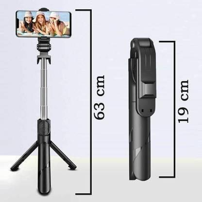 Tripod PRO (With In-Build Selfie Light and Bluetooth Remote)