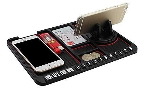 Slip-Proof, Skid-Resistant PVC Mat with Mount Phone Holder Stand