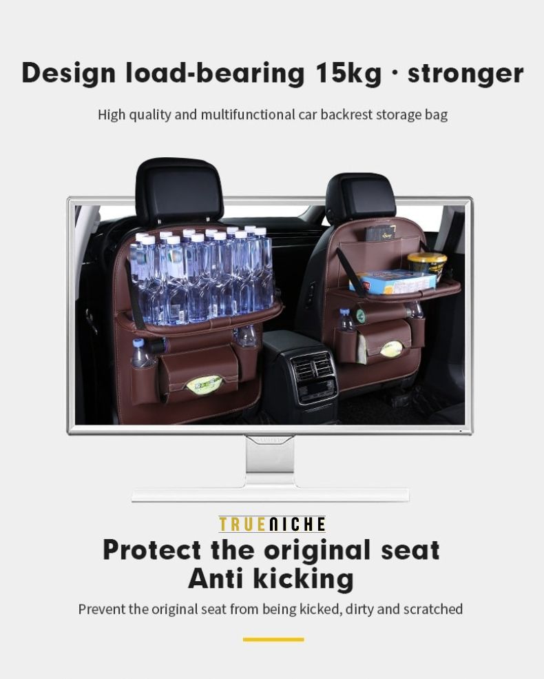 Car Rear Seat Organizer