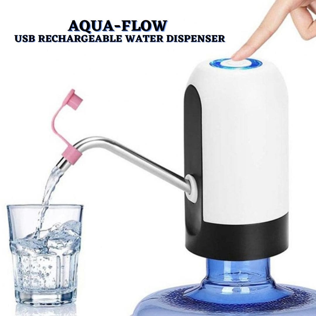 Aqua-Flow Portable USB Rechargeable Water Dispenser